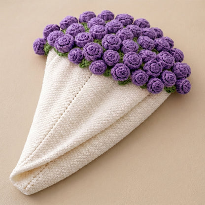 RůžeLásky™ – Ručně háčkovaná kytice